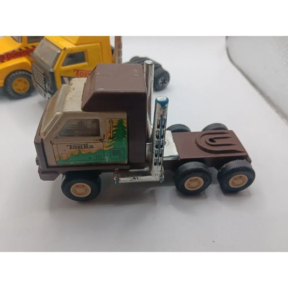 Lot Of 4 Toy Truck Cabs 3 Vintage TONKA TRUCK Cabs For Semi + 1989 Remco Truck